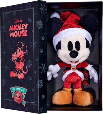 Simba 6315870305 - Disney Santa Mickey Mouse, Sammler Plüschtier in Geschenkbox