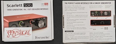 [USED] Focusrite Scarlett Solo 3rd Gen 2-Channel Pro Audio Interface CIB