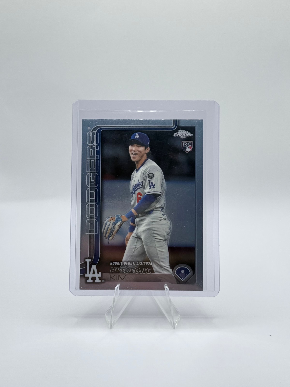 Hyeseong Kim 2025 Topps Chrome Update  Rookie Debut Refractor RC