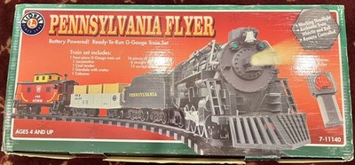Lionel G-ga. #7-11140 Pennsylvania Flyer Battery Operated Train Set