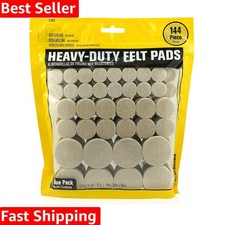 8850 Heavy Duty Self Adhesive Furniture Felt Pads 3/4-Inch, 1-Inch 1-1/2-In...
