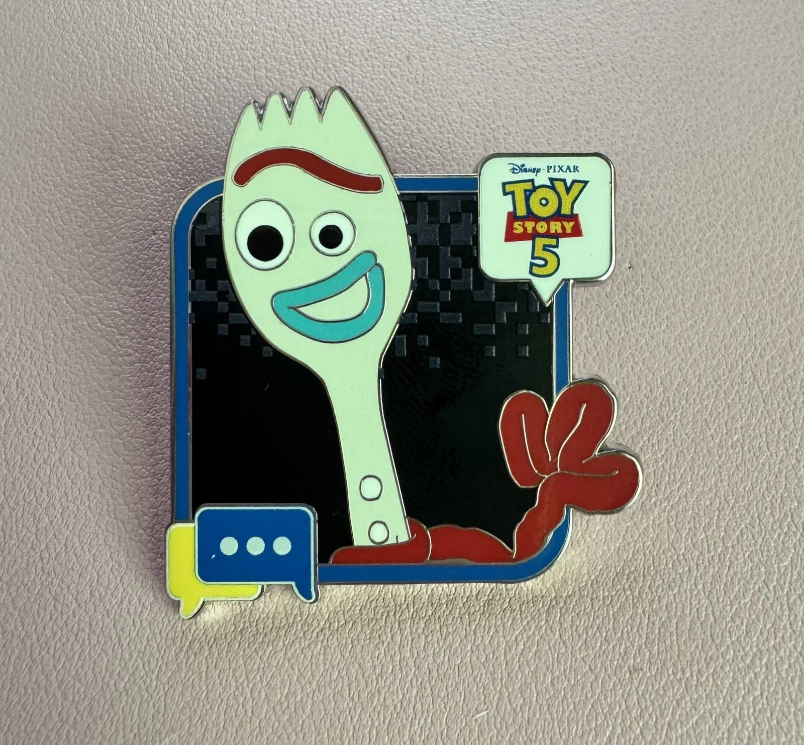 2026 Disney Parks Pixar Toy Story 5 Mystery Pin - Forky