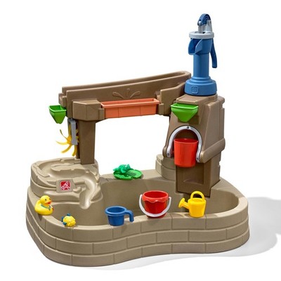 Pump Table & Splash Discovery Pond 10 Piece Accessories Step 2 Water Kids Pool