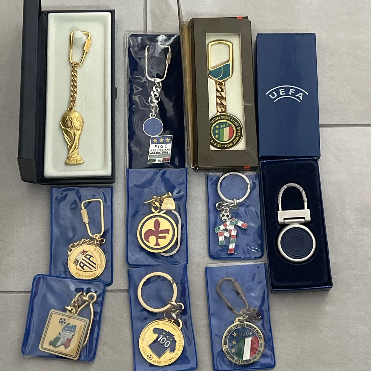Porte-clés Et Portefeuille Vintage Lotto Mondial 86 & 90 - Ciao Pique - Collection Foot Rétro