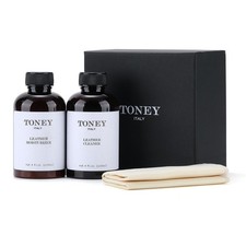 Leather Cleaner Conditioner Kit - 4oz Cleaner, 4oz Conditioner, Microfiber Clo