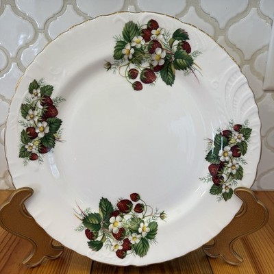 Hammersley and Co Strawberry Ripe Dinner Plate (1) Bone China England 8 Avai