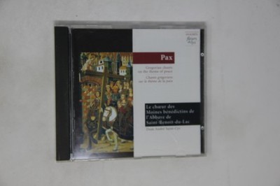 Avscvltate Pax Gregorian Chants on the Theme of Peace CD