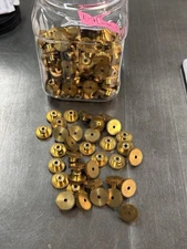 TRADESHIP BRASS SPUR PINION GEAR 64 PITCH 32 TEETH .091” BORE SLOT CAR RC CAR