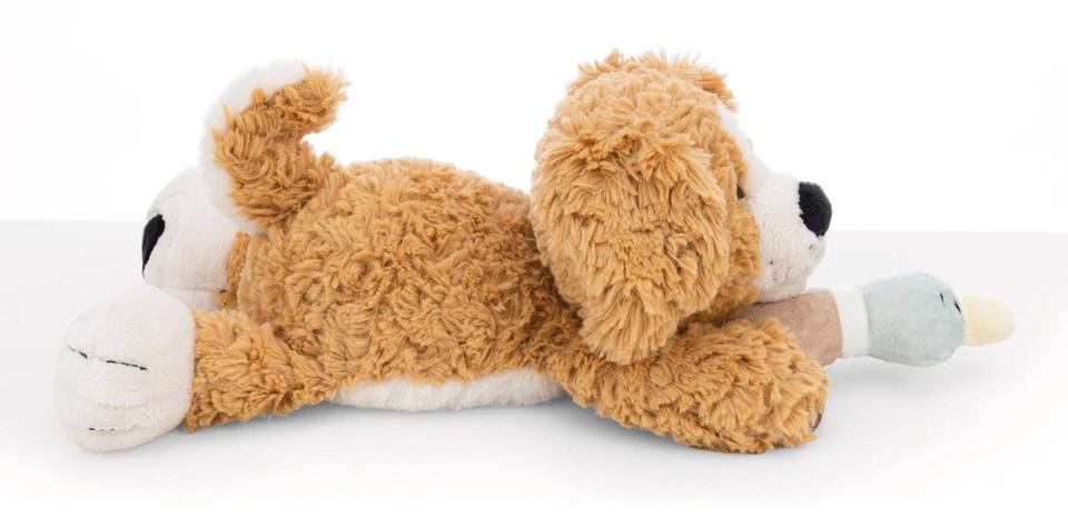 NICI Kuscheltier Hund mit Ente 30cm - braun - Weiches Plüschtier – niedliches St - Bild 3 von 4