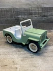 Vintage 1960s Tonka Surry Outdoor Living Green Willys Jeep Pressed Steel Toy