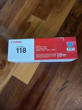 CANON 118 2661B001 AA Cyan Toner Cartridge imageCLASS MF726C NEW IN Box