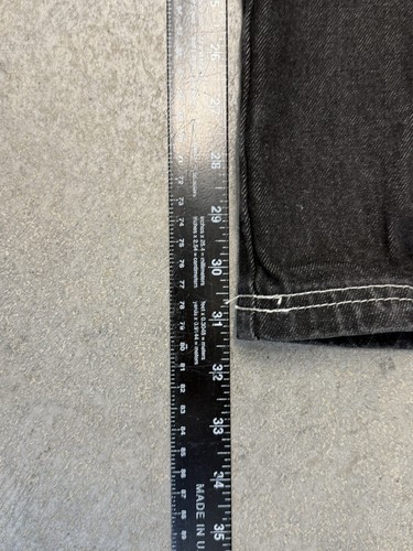 Vintage Y2K Mecca Loose Fit Cargo Carpenter Pants Logo Youth Size 20 30x31 - Picture 4 of 12