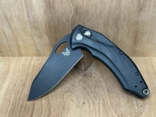 BENCHMADE 808BK LOCO Black Big Full Size S30V Reverse Tanto USA Rare EXCELLENT!