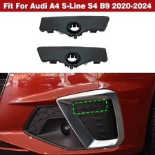 Left&Right Front Bumper Grille Radar Bracket For Audi A4 S-Line S4 B9 2020-2024