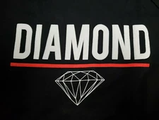 New Diamond Supply Co. Black Strike Pullover Fleece Hoodie 