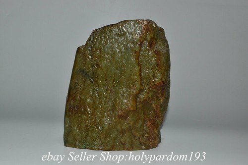 Colgante Estatua Dragón Cerdo de Montaña Tallado Jade Hetiano Natural Chino 8.2" - Imagen 4 de 6