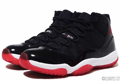 NIKE ナイキ 【観賞用 2012年製】AIR JORDAN 11 RETRO BRED エアジョーダン11 レトロ ブレッド ハイカットスニーカー ブラック/レッド US10/28cm 378037-010 Air Jordan 11 Retro 