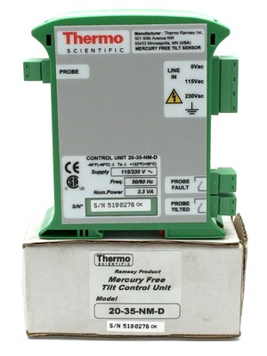THERMO Ramsey 20-35-NM-DIN Tilt SNSR Control Sensor 092204 115VAC 50Hz