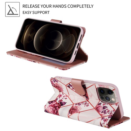 Luxury Marble Leather Wallet Case For iPhone 12 11 Pro Max 8 7+ X XS Flip Cover - Picture 26 of 37