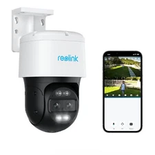 Reolink Trackmix PoE 4K Security Camera Dual-Lens Auto 6X Hybrid Zoomed Tracking