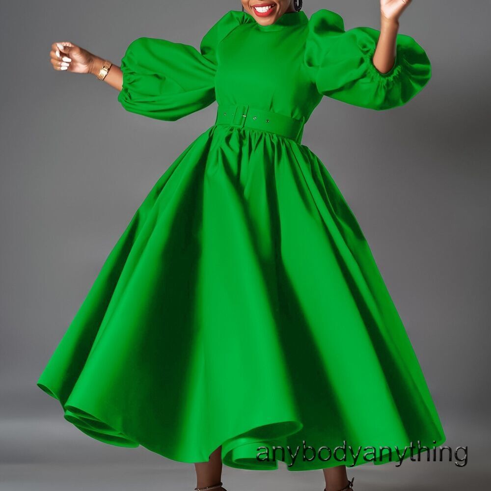 Modest Formal Dresses for Women Long Sleeve A Line Swing Flowy Long Maxi  Dress