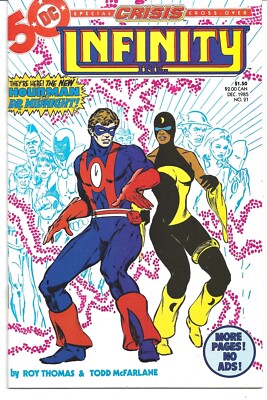 Infinity Inc. 21 (1st Series) Todd McFarlane Cover Crisis Cross Over