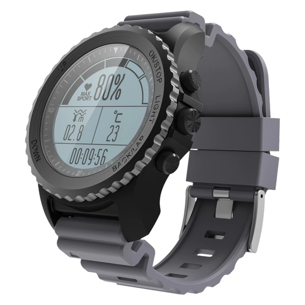 Montre-bracelet intelligente SF-SM968 étanche IP68 avec suivi cardiaque et sport
