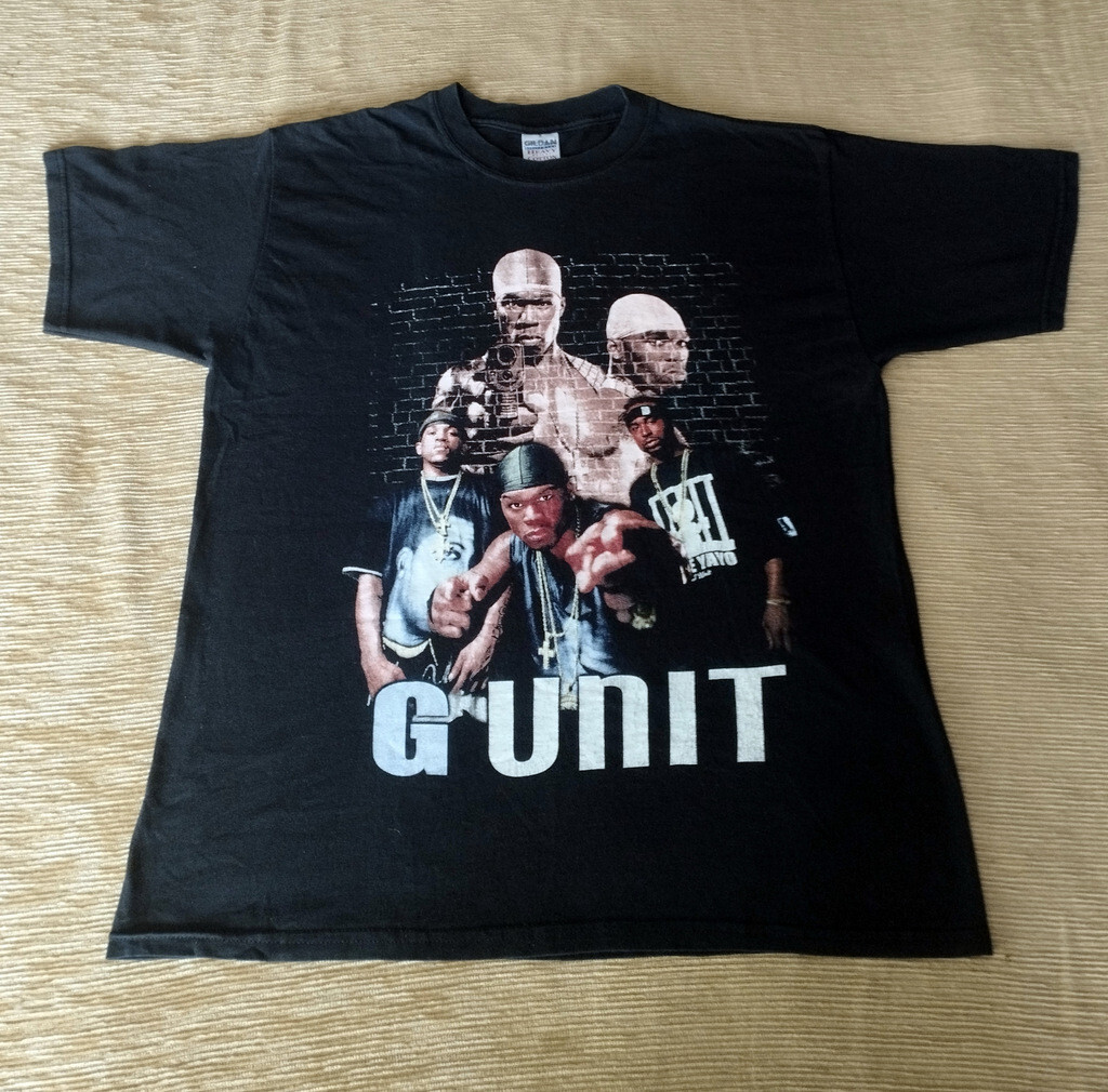 Vintage Y2K Rare G-Unit 50 Cent Hip Hop Merch Rap T-Shirt