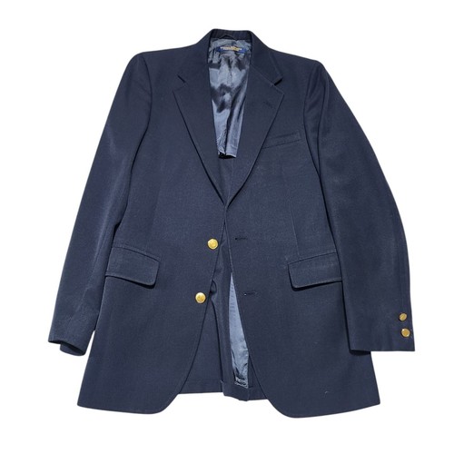 Brooks Brothers Brooksgate Navy Wool Blazer W/ Gold Buttons Classic Fit Size 39L - Picture 10 of 10