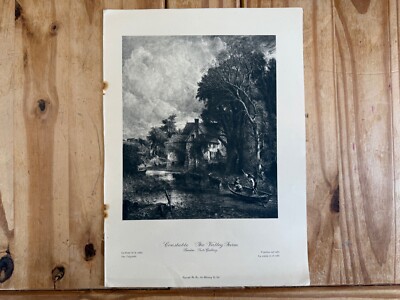 The Valley Farm von John Constable antiker Druck Bild Druck um 1920