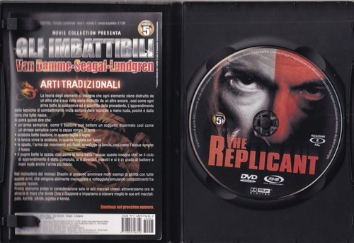 THE REPLICANT DVD Michael Rooker Jean-Claude Van Damme Editoriale Booklet M09277 - Foto 3 di 3