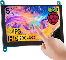 5 Inch IPS LCD Touch Screen Display Panel 800×480 Capacitive Screen HDMI Monitor