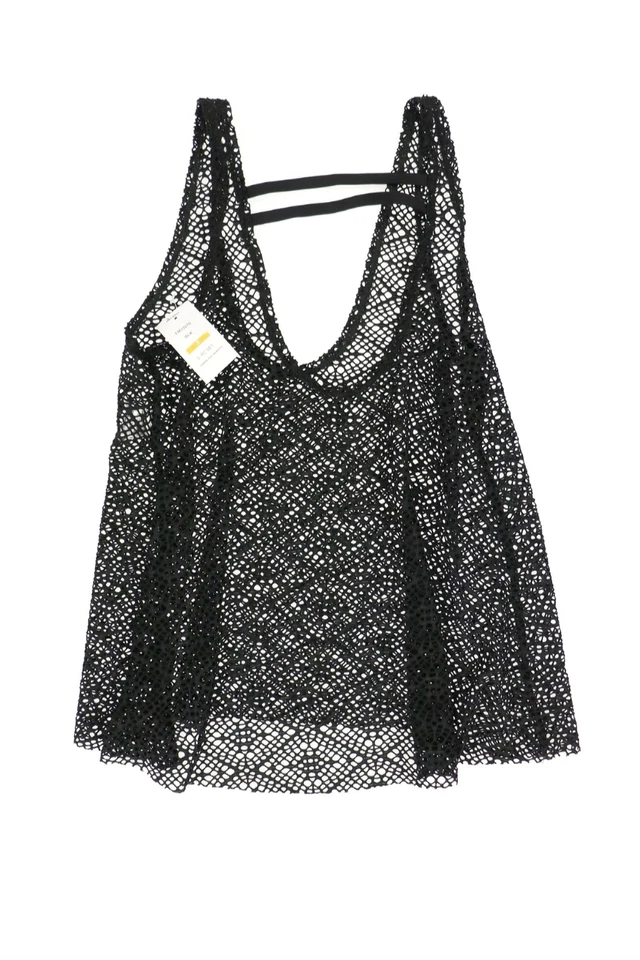 Roupa de banho feminina Ella Moss 267367 capa preta tamanho P - Imagem 2 de 2