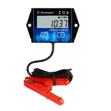 Digital Hour Meter Tachometer Maintenance Reminder Backlight For Motorcycle UTV