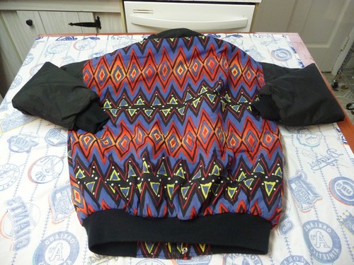 Chaqueta Azteca Vintage Años 90 DJ Jazzy Jeff Fresh Prince Para Hombre M Will Smith - Imagen 5 de 7