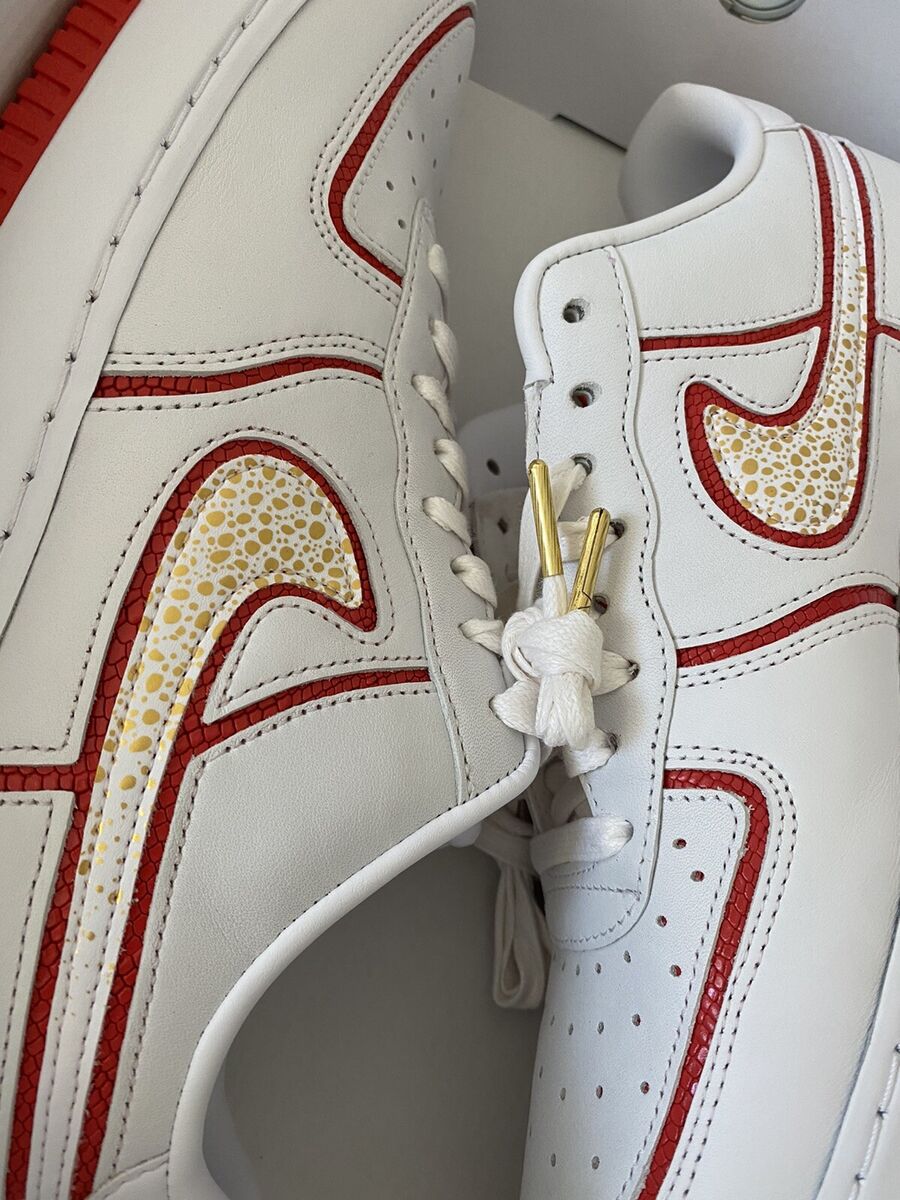 Nike By You Air Force 1 CR7 'Cristiano Ronaldo'White-Red Nike By You Air Force 1 CR7 'Cristiano Ronaldo'White-Red