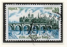 TIMBRE FRANCE OBLITERE N° 1997 PONT NEUF DE PARIS / 