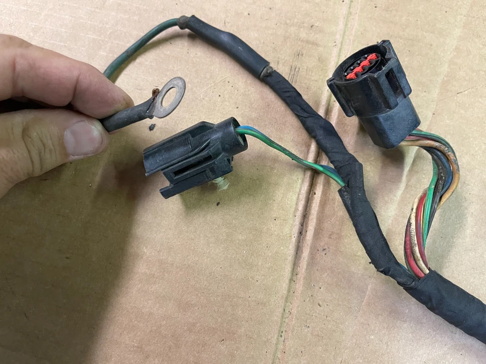 87-89 Ford Mustang Front HeadLight Harness Fog Lt Wiper Head light OEM GT & LX - Image 2 of 4