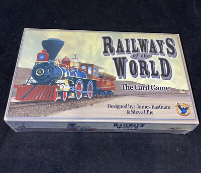 RAILWAYS OF THE WORLD The Card Game by Eagle Games 2010  New & Sealed