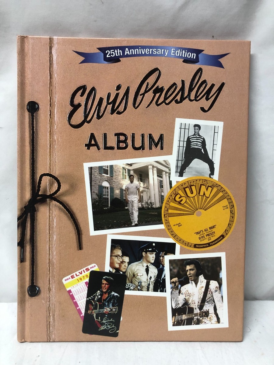 Elvis Presley Album 25th Anniversary Hardcover Book | eBay