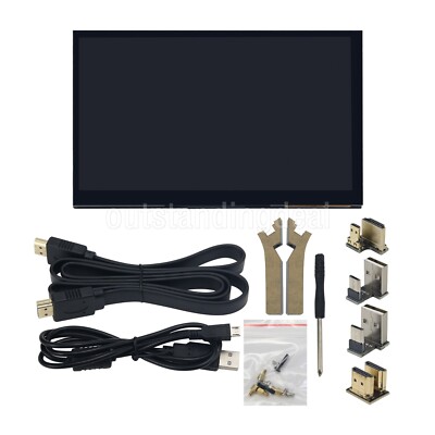 7'' 1024x600 Capacitive Touch Screen Drive-free Secondary Screen for Raspberry Pi