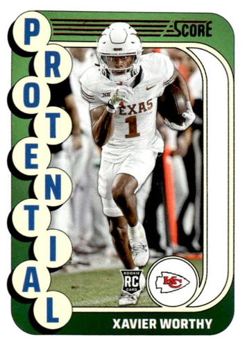 2024 Score Xavier Worthy #15