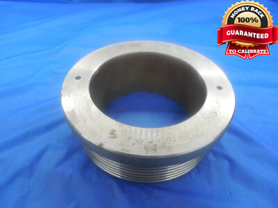 5'' 6 STUB ACME SHOP MADE THREAD PLUG GAGE 5.0 5''-6 GO ONLY INSPECTION CHECK