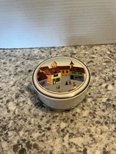 Villeroy & Boch design Naif round covered candy dish 1748 signed