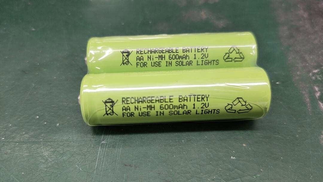 AA NiMH AAA NiMH Rechargeable Batteries Solar Lights 1.2v 600mAh