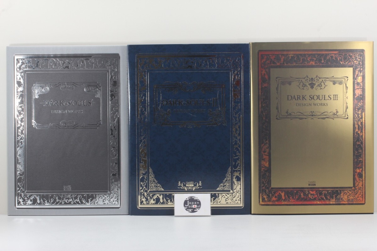 帯付 ダークソウル デザインワークス I II III 3冊セット DARK SOULS I II III DESIGN WORKS COMPLETE ART BOOK SET JAPANESE