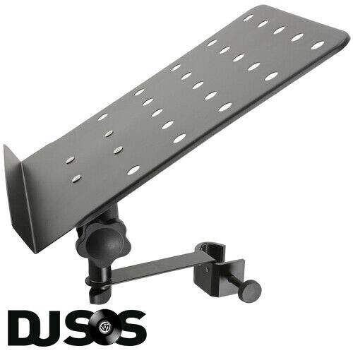 QTX Attachable Music Tablet Shelf MTS-A - Fits Most Music and Microphone Stands