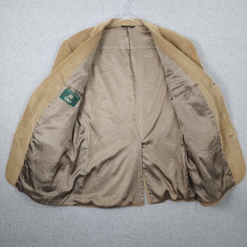 Vintage Orvis Jacket Mens 44R Brown Corduroy Sport Coat Made In USA Elbow Patch - Picture 7 of 16