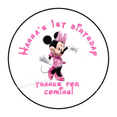 MOUSE PERSONALIZED CUSTOM THANK YOU SEALS LABELS STICKERS PARTY FAVORS
