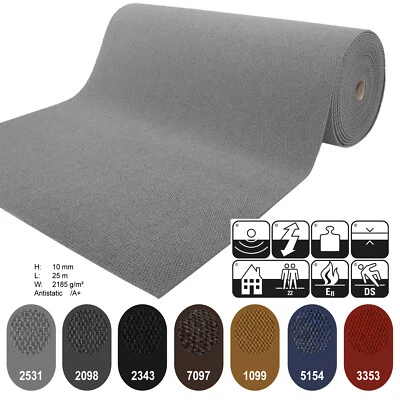 FLOORDIREKT Alfombra corredor por metros corredor | Hong Kong | en 7 colores y muchos tamaños puente